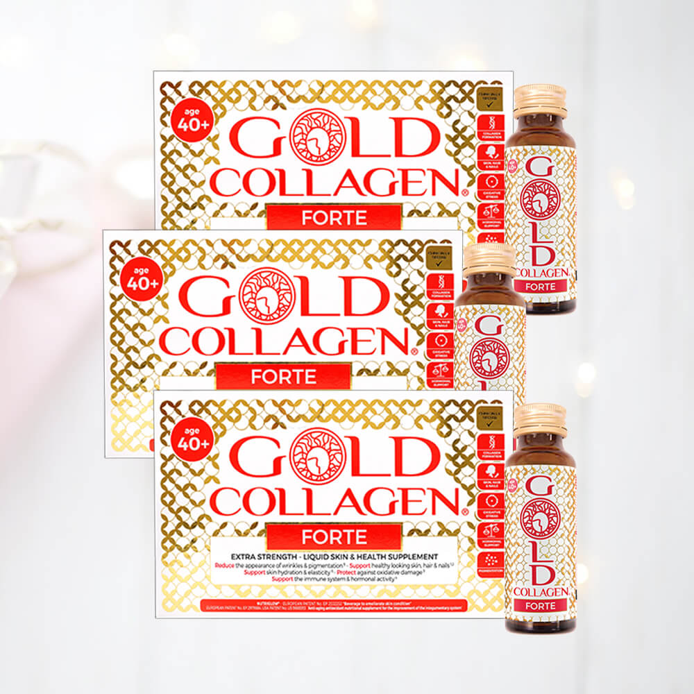 Gold Collagen FORTE geriamas kolagenas odai, nagams, plaukams