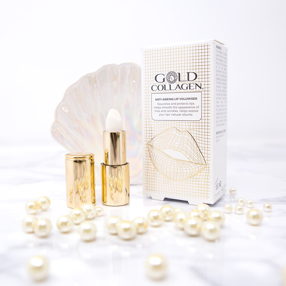Gold Collagen putlinamasis ir senėjimą lėtinantis lūpų balzamas