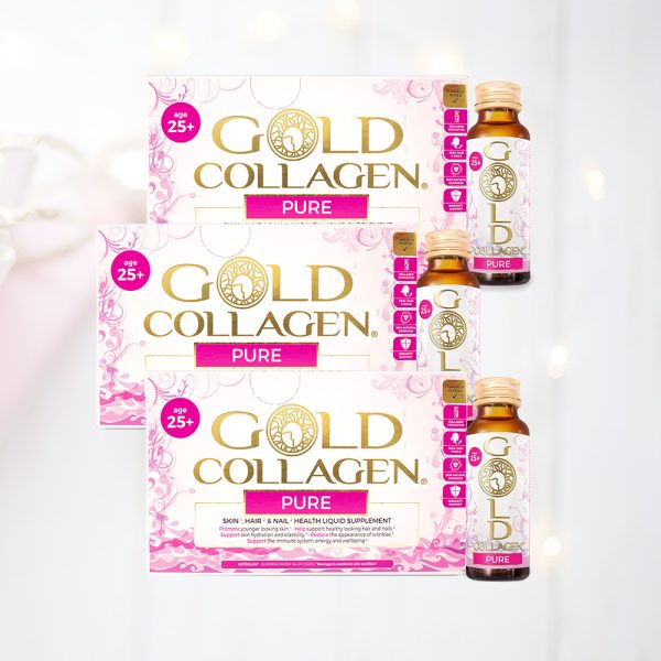 Gold Collagen PURE+25 geriamas kolagenas odai, nagams, plaukams arba žmonėms